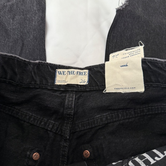 free people tapered baggy boyfriend jeans size 26 details: -NWT -tapered bag - Picture 4 of 4